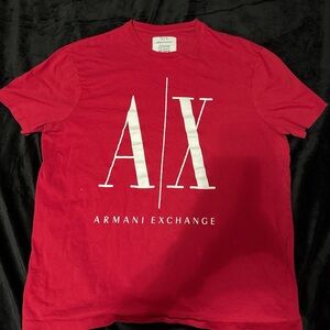 Armani Exchange Bold Red T-Shirt